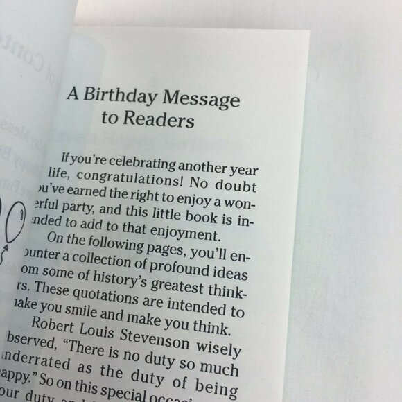 Poem Book Have a Happy Birthday You Deserve It Criswell Freeman 2000 u - Picture 5 of 6